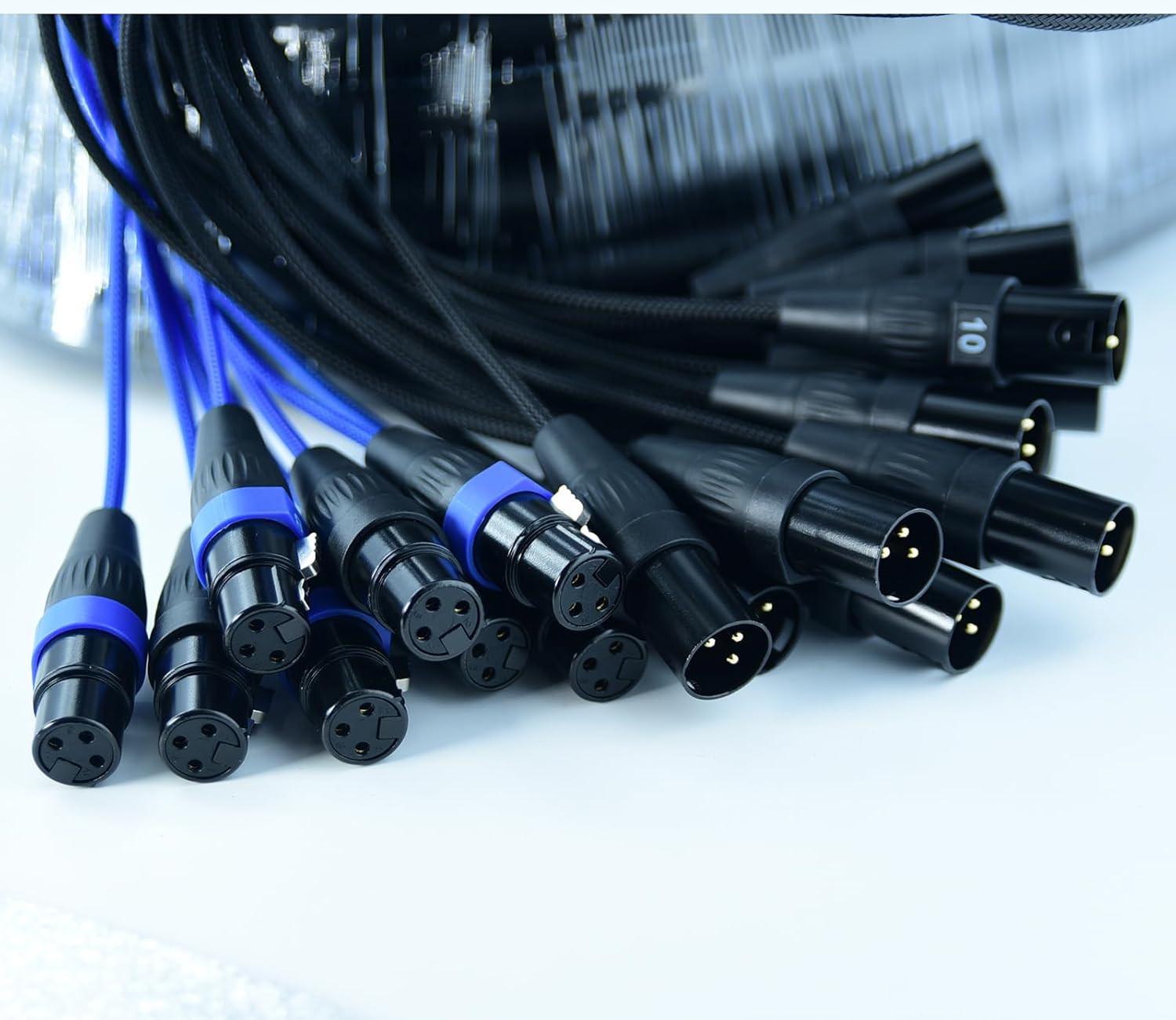 Arklove 16 Send Female 8 Return Male 24-Channel Low Profil XLR 1/4