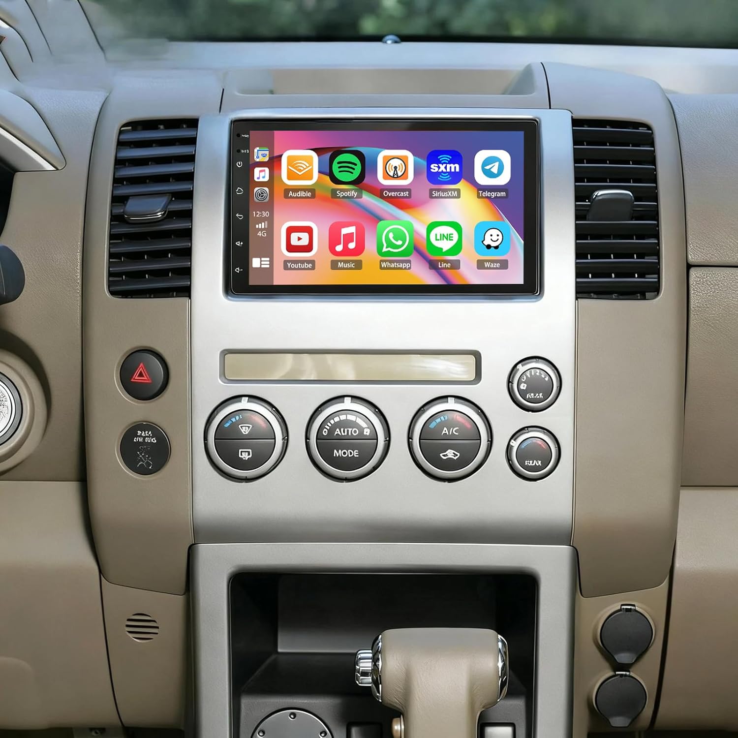 8+256G Car Stereo for Nissan Treeano 2005-2010 with Wireless Carplay&Android Auto,7 Inch Android 15 Touchscreen Bluetooth Car Radio with GPS, WiFi, FM Radio,Backup Camera,SWC,MIC