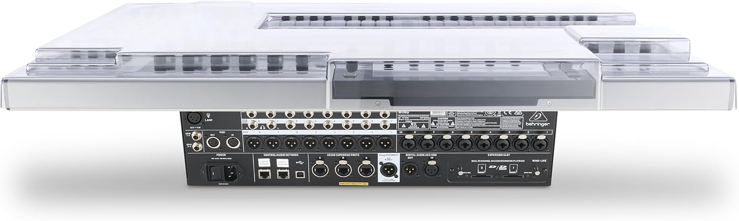 Decksaver Super Strong Polycarbonate Custom Fit Cover Compatible with Behringer Wing, Dust Cover for Travel and Everyday Protection