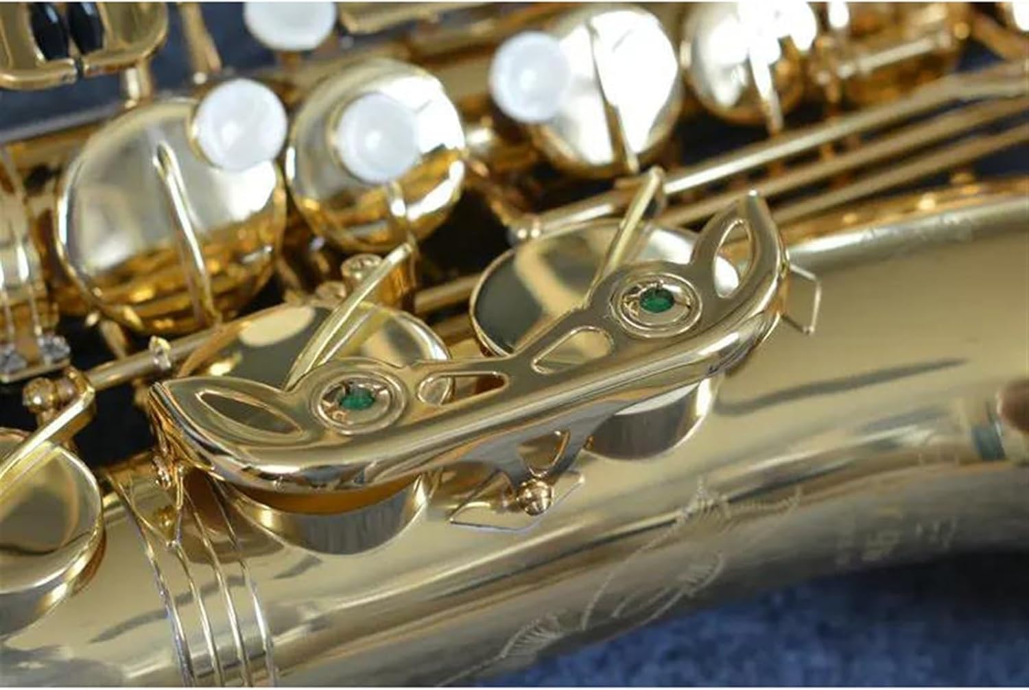 Gold Lacquer Alto Saxophone Eb Wind Brass Instrument Sax Alto Instruments Sax