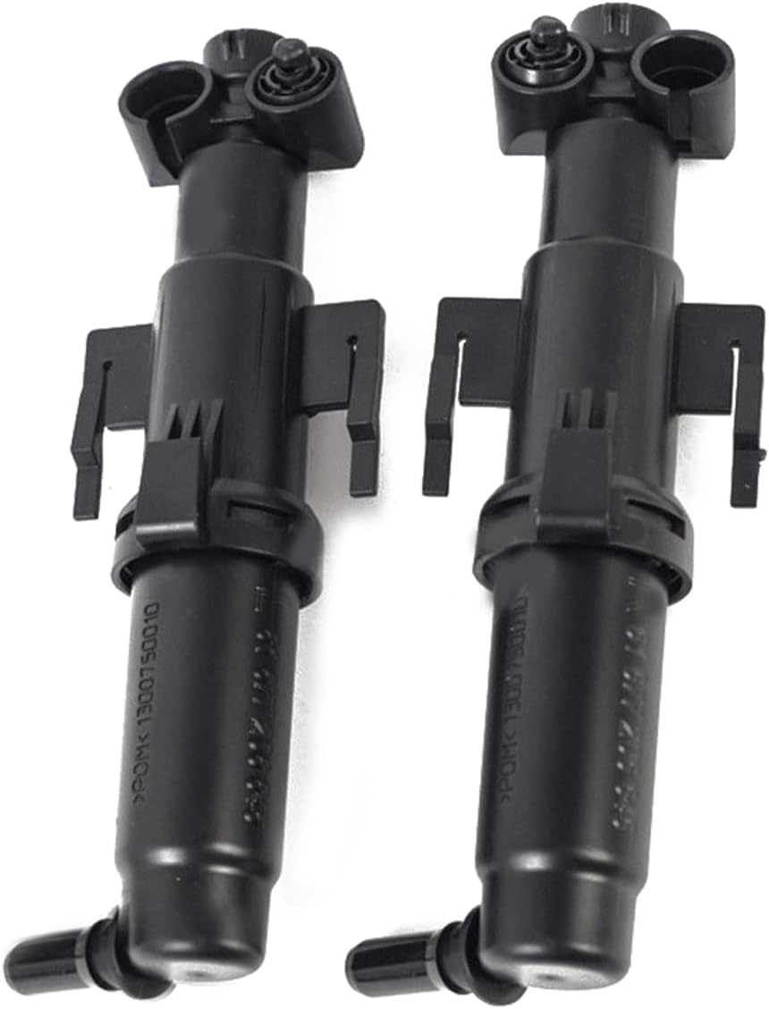 Car Headlight Washer Nozzle 2Pcs Car Headlight Washer Nozzle Head Light Cleaning Jet Pump Water Sprayer 61677149885 61677149886 for BMW for F07 for F10 for F11