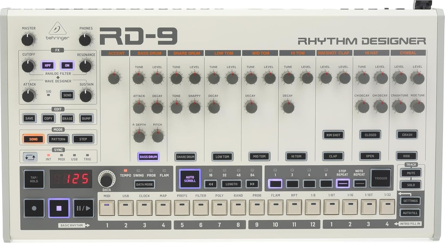 Behringer RD-9 Analog Drum Machine