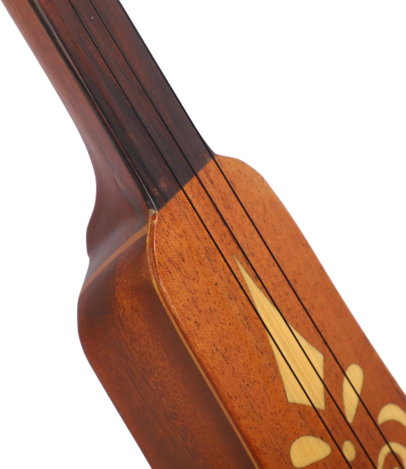 Spruce and Mahogany 3 String Dulcimer Guitar, Loud Clear Sound for Practice, Stage Performance and Music Recording