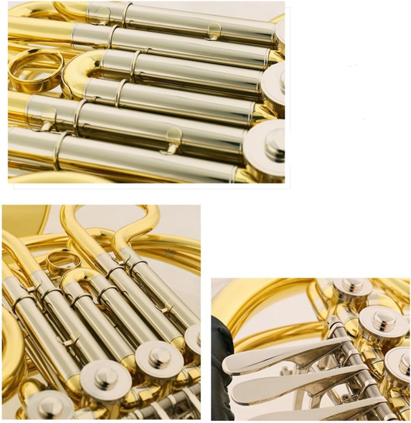 F Key Professional Double Row 4 Key French Horn
