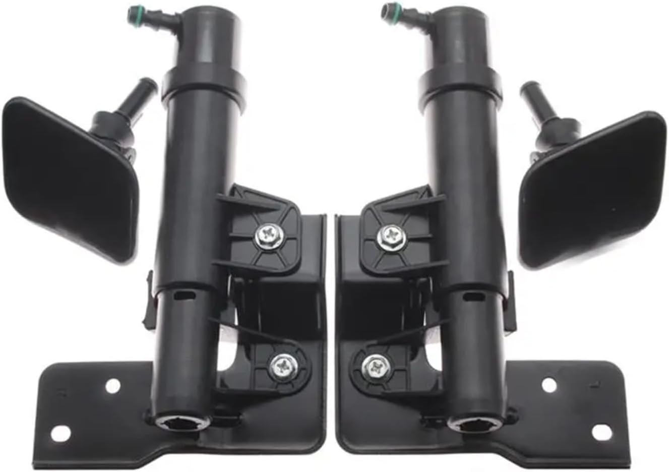 Car Headlamp Sprayer Compatible with Kia for Sorento 2006 2007 2008 2009 Left/Right Headlight Washer Nozzle Headlamp Sprayer with Cover Cap 98461-3E500 98451-3E500 98450-3E500