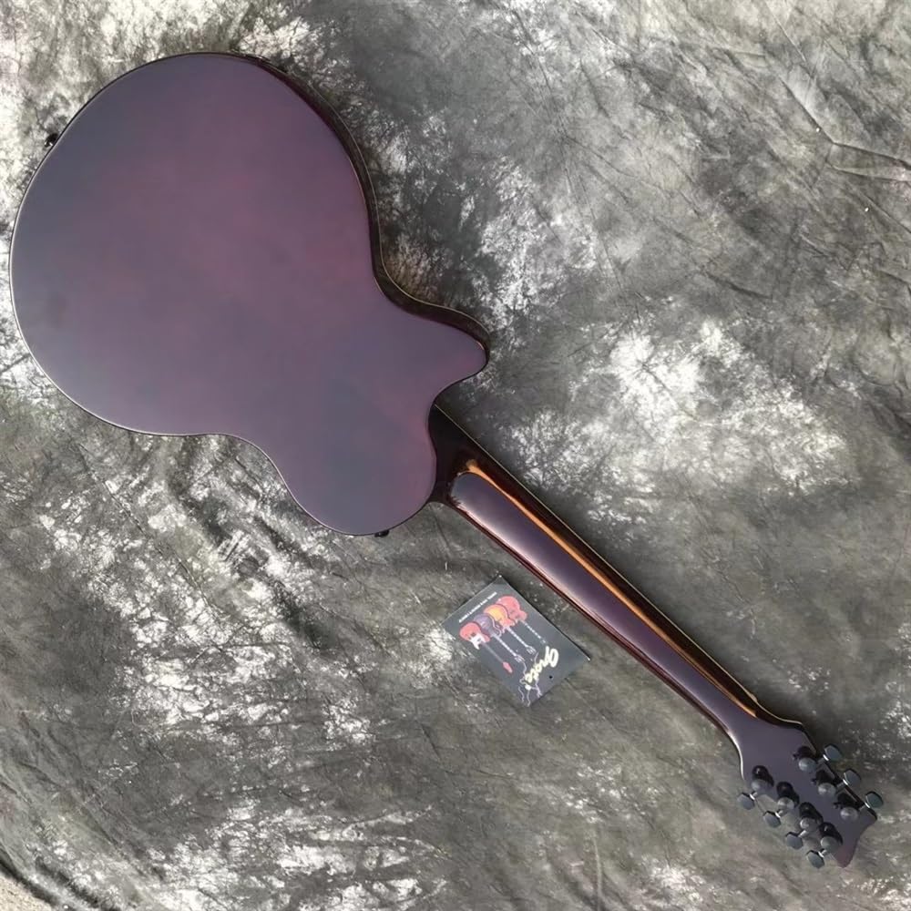 Custom Guitar 7 String F Hole Jazz Guitar Customize Electric Guitar Natural Color Guitar Customized