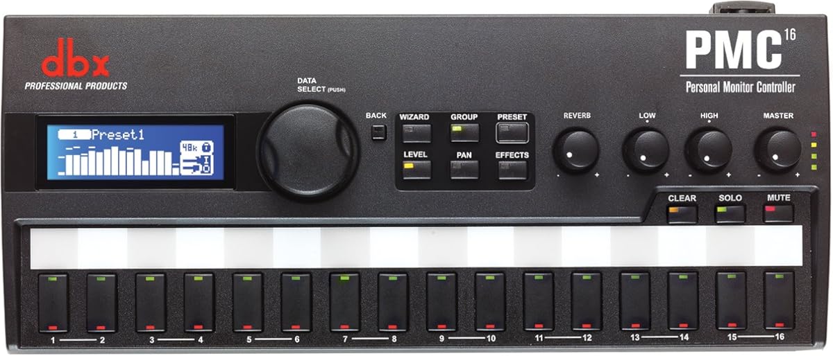 dbx PMC16 16-Channel Personal Monitor Controller with BLU Link Capability