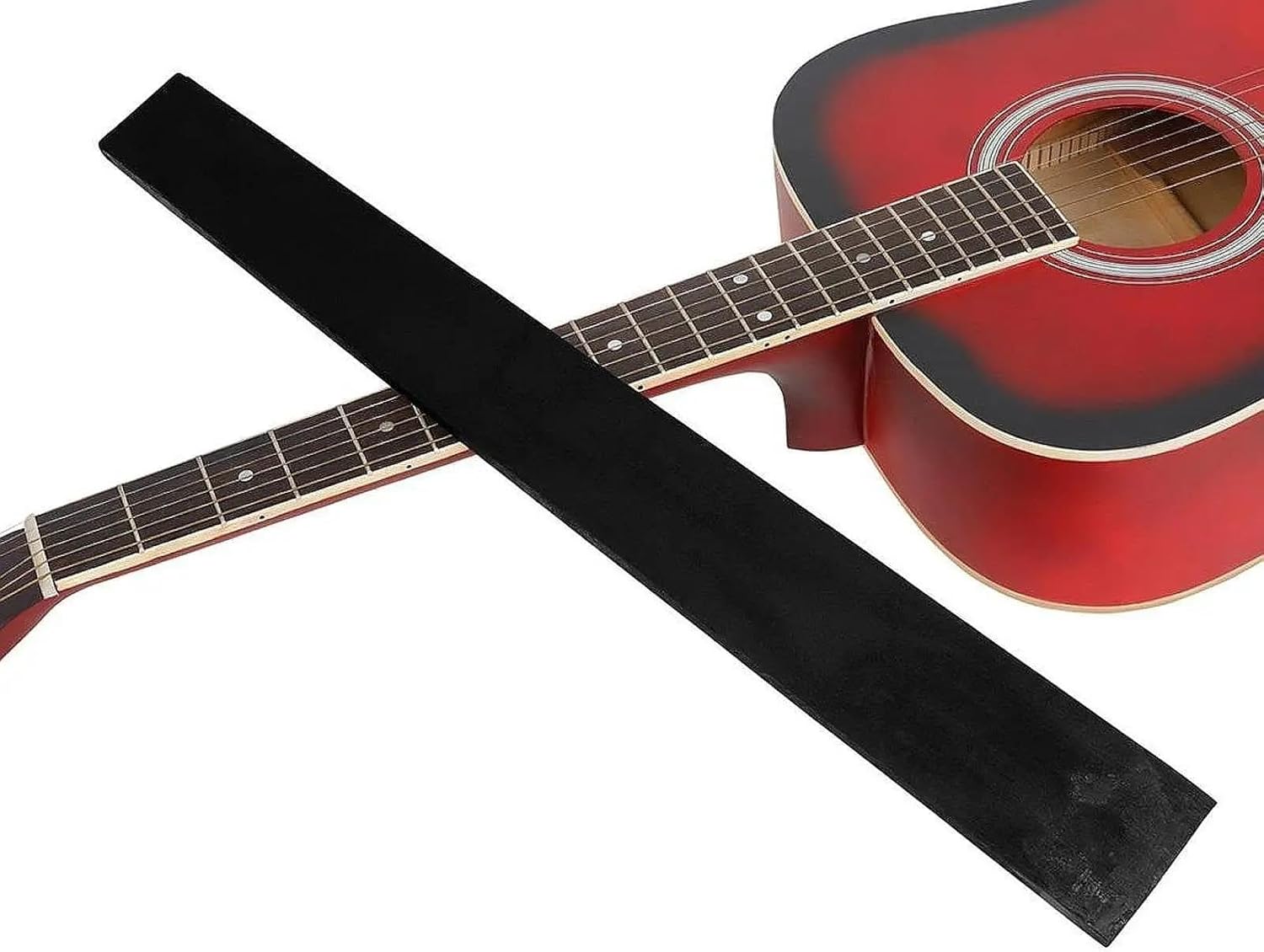 Unfinished Guitar making material Wooden Fingerboard Guitar Bass Neck Part Replacement Musical Instrument Accessories For Amateurs