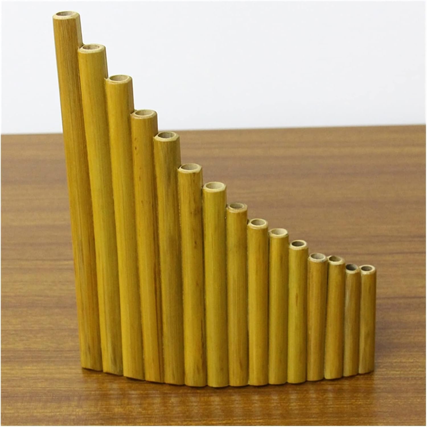 PanPipes Woodwind Instrument 15-Pipe 22-Pipe Pan Flute Suitable for Adult Students Beginners National Pan Flute Musical Instrument (Color : 15 Tube G Key)