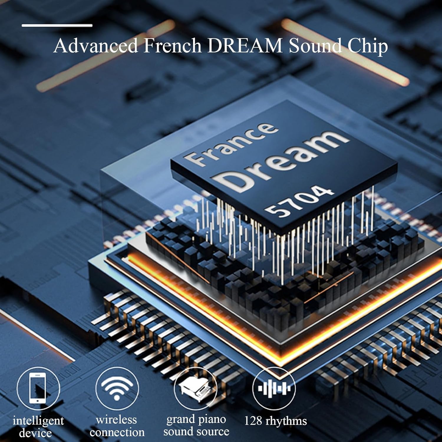 Piano Keyboard 88 Keys Beginner Digital Piano Velocity-Sensitive Keys Portable Electric Piano With Stand, Triple Pedal, Carrying Bag And Music Sheet(White)