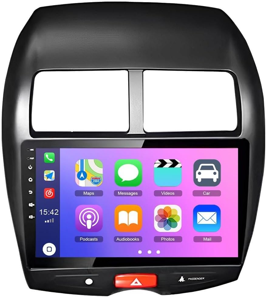 10.1'' Car Radio for Mitsubishi ASX 2013-2015, for Outlander Sport 2011-2017, for RVR 2011-2017, Touch Screen Bluetooth Car Radio with GPS WiFi FM RDS Audio AHD Backup Camera