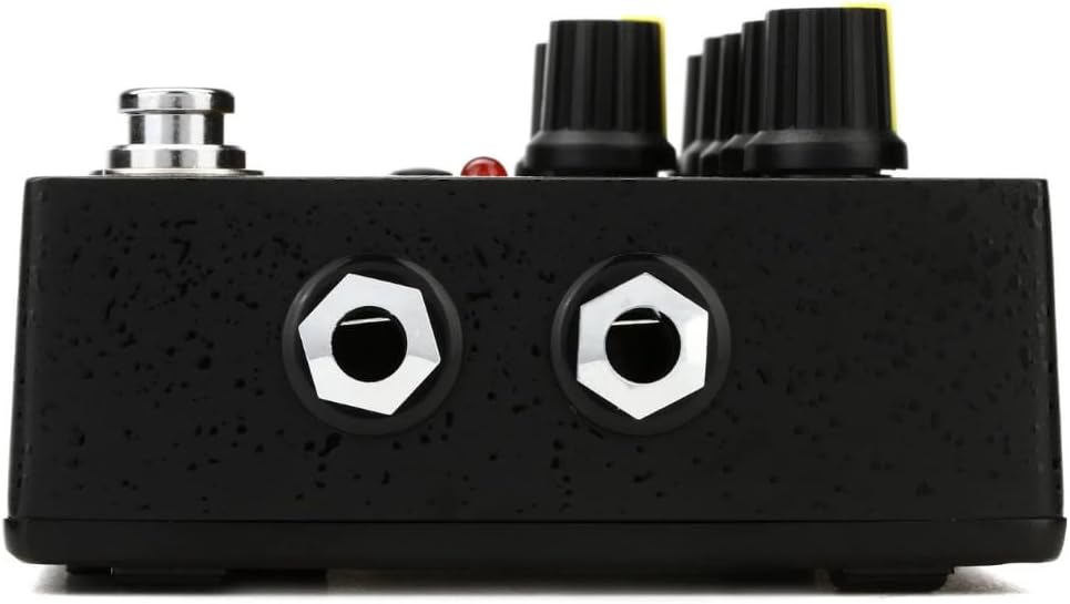 Tech 21 PMDI V2 SansAmp Para Driver DI V2 Guitar Bass Effects Pedal Bundle w/ 2x Strukture S6P48 Woven Right Angle Patch Cables, 12x Fender Picks & Liquid Audio Polishing Cloth