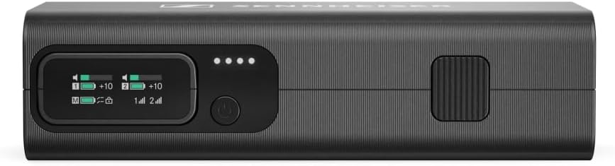 Sennheiser Profile 2-Person Clip-On Wireless Audio System/Recorder for Camera & Smartphone | 2.4 GHz Bundle with Lavalier Microphone+ Cleaning Cloth (3 Item)