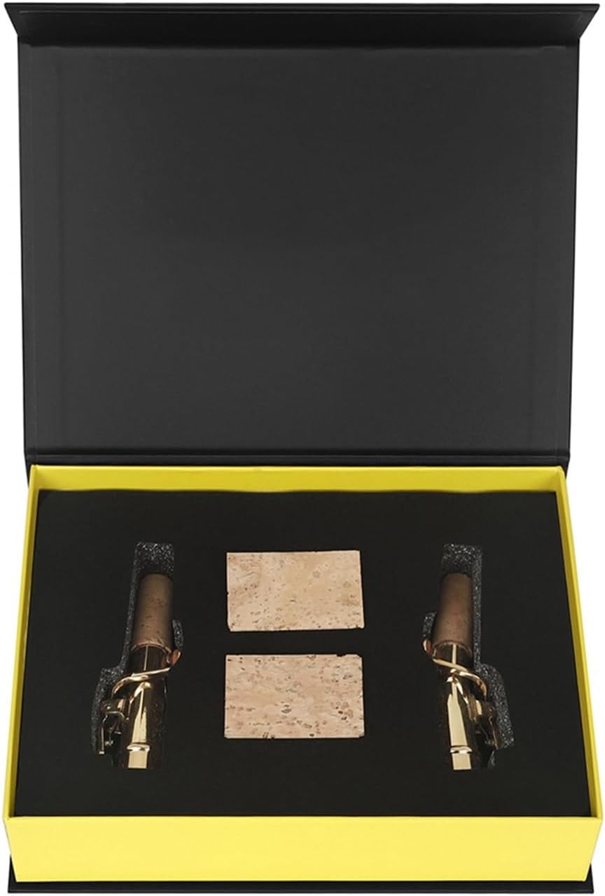 Alto Saxophone Bent Neck Straight Neck Brass B-flat Saxophone Mouthpiece Set With Cork Sheet Wind Instrument Accessories saxophone accessories kit