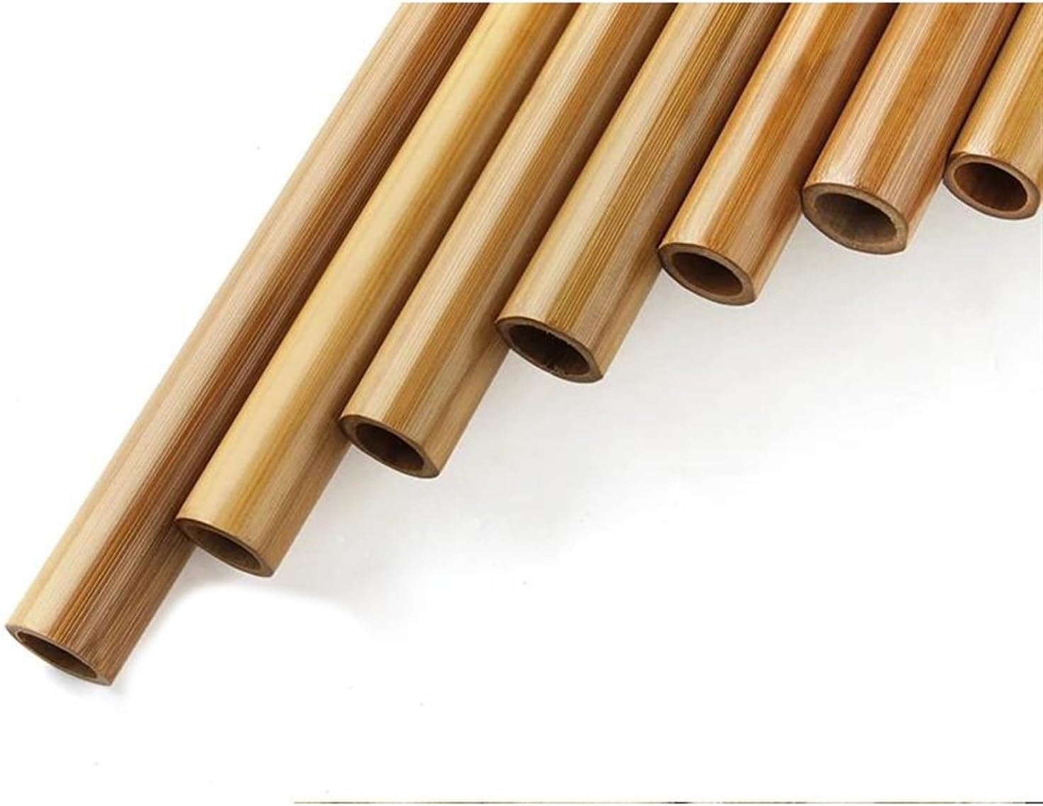 pan flute for beginners Professional Pan Flute 22 Pipes Handmade Music Instruments Woodwind Pan Flute (Color : 22C Left hand)