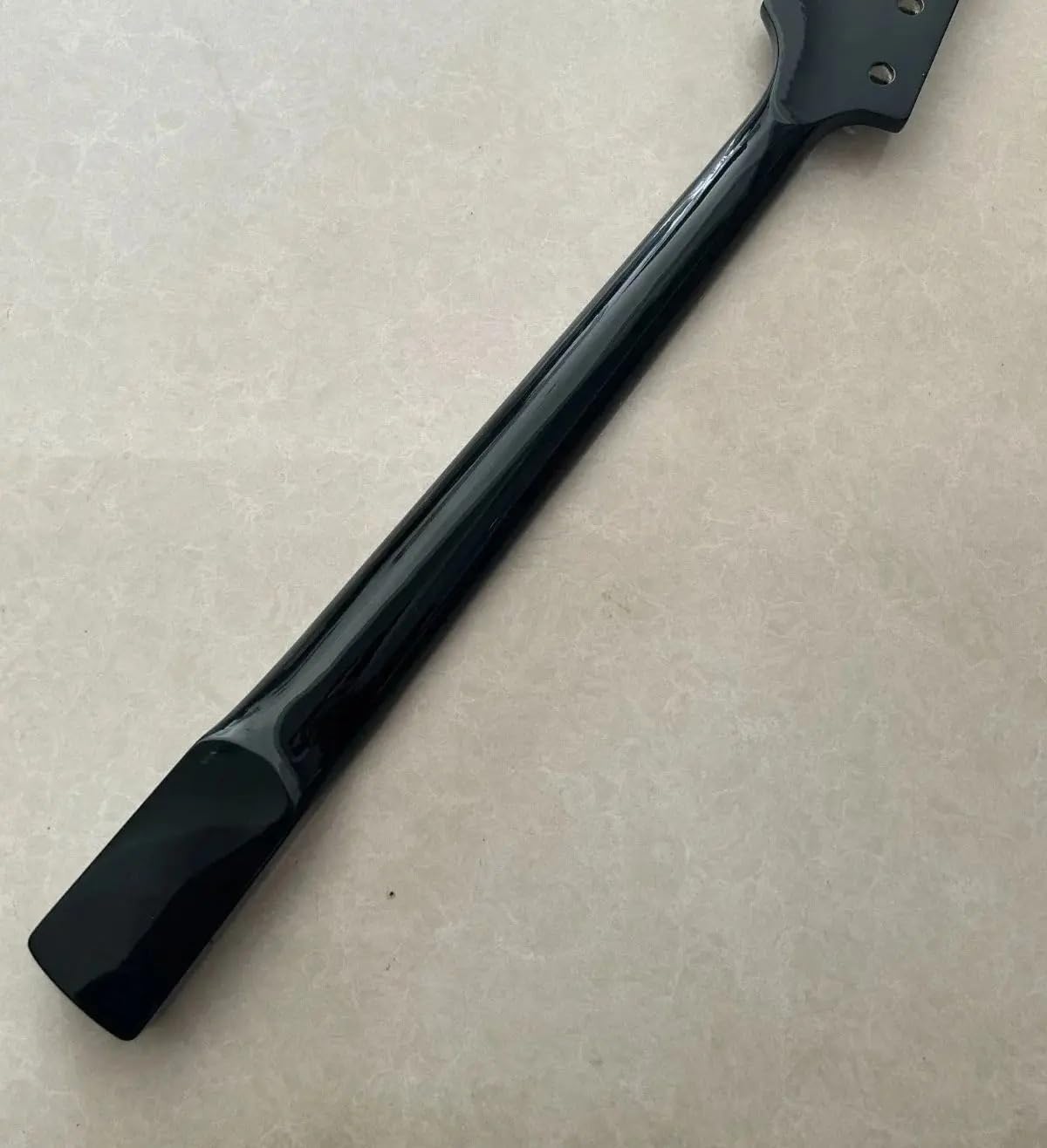 30 Inch Short Scale Fretless Bass Neck Gloss Black Maple Rosewood Fretboard 20 Lines Replacement