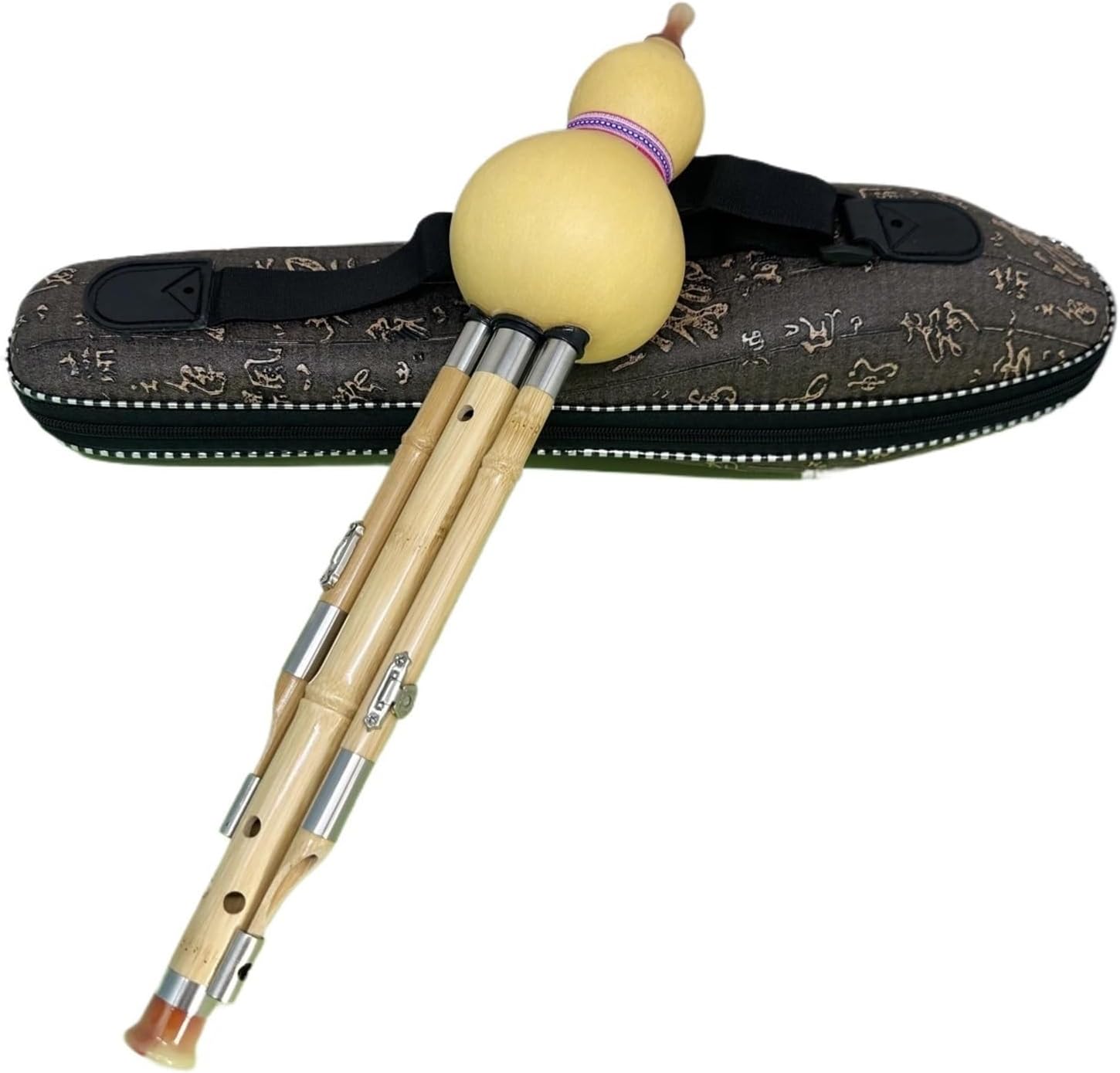 Professional standard Hulusi three note woodwind instrument