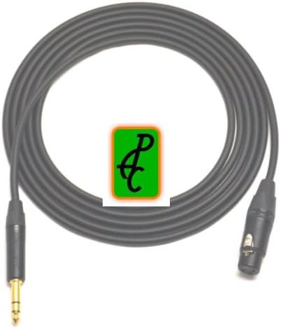 50 ft Mogami 2534 Quad Balanced Microphone Cable Neutrik XLR Female - 1/4