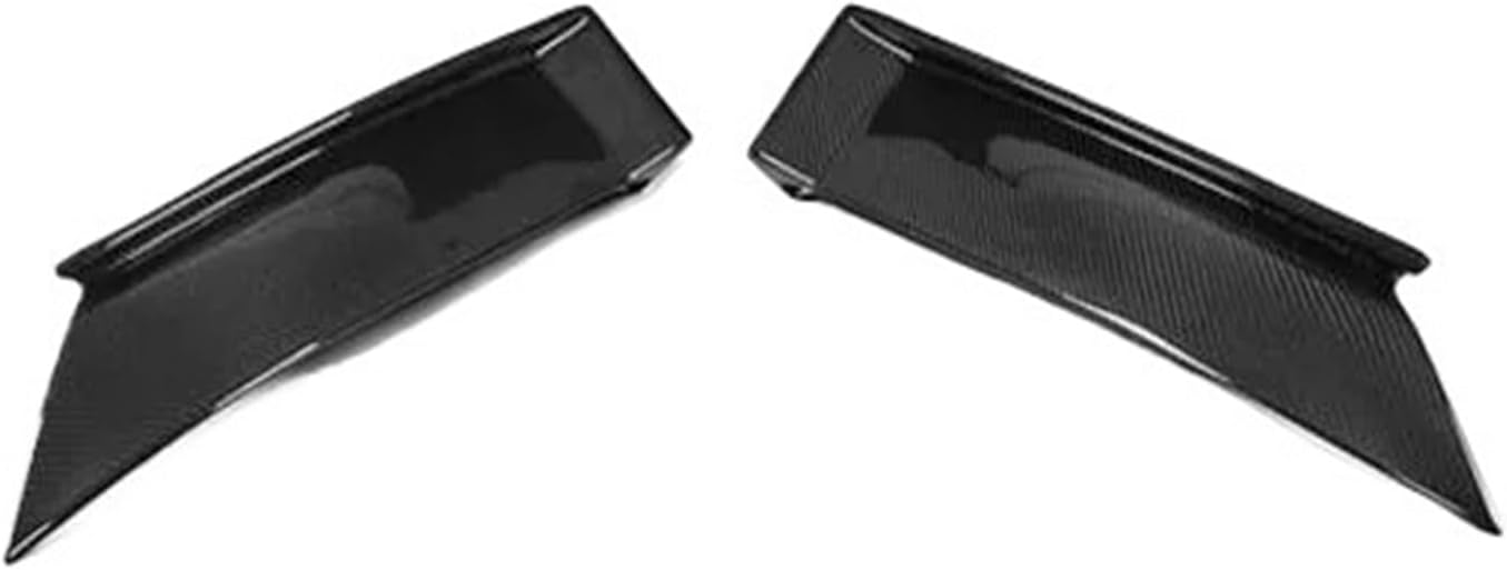 Real Carbon Fiber Car Rear Bumper Lip Spoiler Splitters Side Aprons Compatible For Tesla Model S 2012 2013 2014 2015 2016