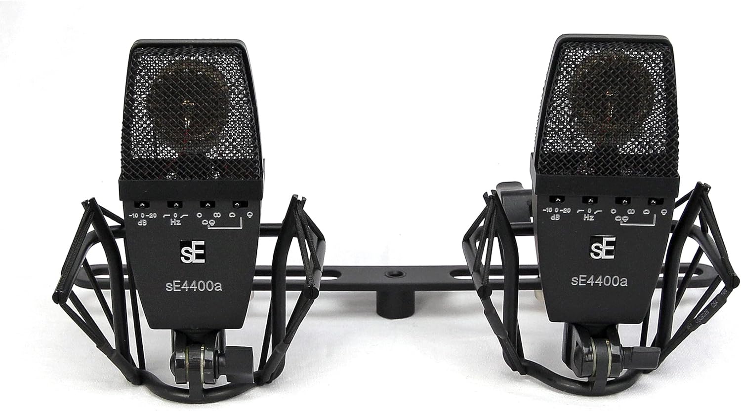 SE ELECTRONICS - SE4400a Multi Pattern Large Diaphragm Vintage Microphone with Shockmount and Case, Factory Matched Pair