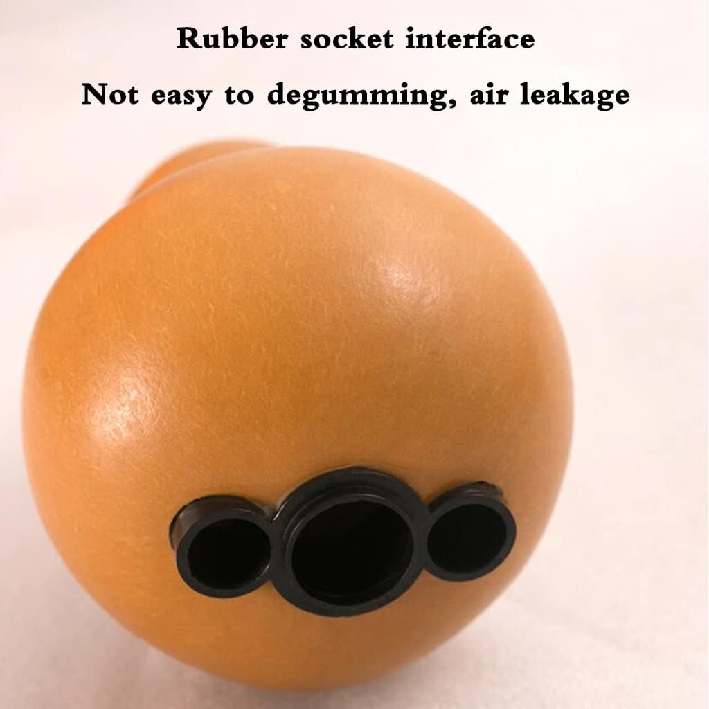 Flutes Musical Instruments Ebony Cucurbit Black Gourd 7-Hole Tuning for Beginners to Play Woodwind Instruments Collectibles, Gifts Beautiful Sound Quality (Color : Black, Size : B Flat)