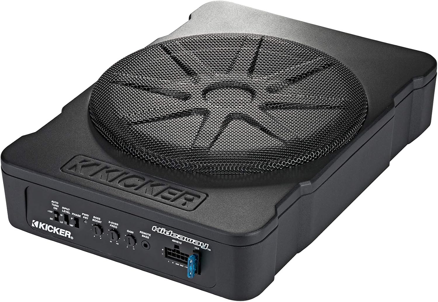 KICKER 51HS10 Hideaway 10 inch Compact Powered Subwoofer