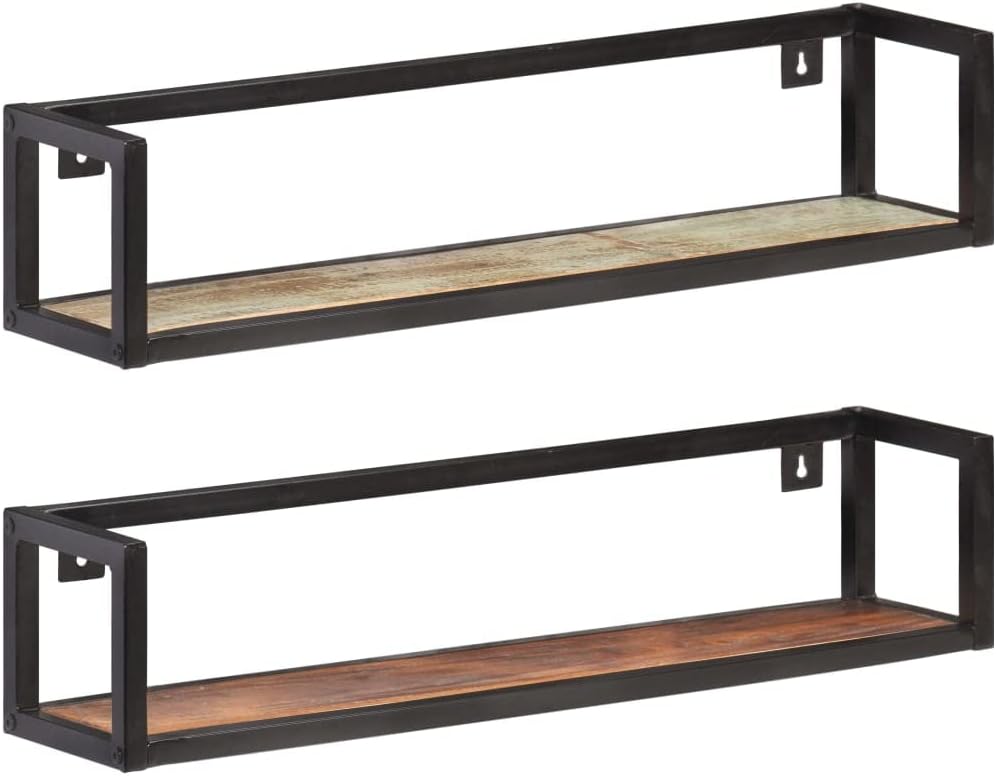 【Multifunctional】 Ledge Floating Shelf - Decorative Modern Modern Floating Wall Shelf - Suitable for Bedroom or Living Room Wall Shelves 2 pcs 31.5