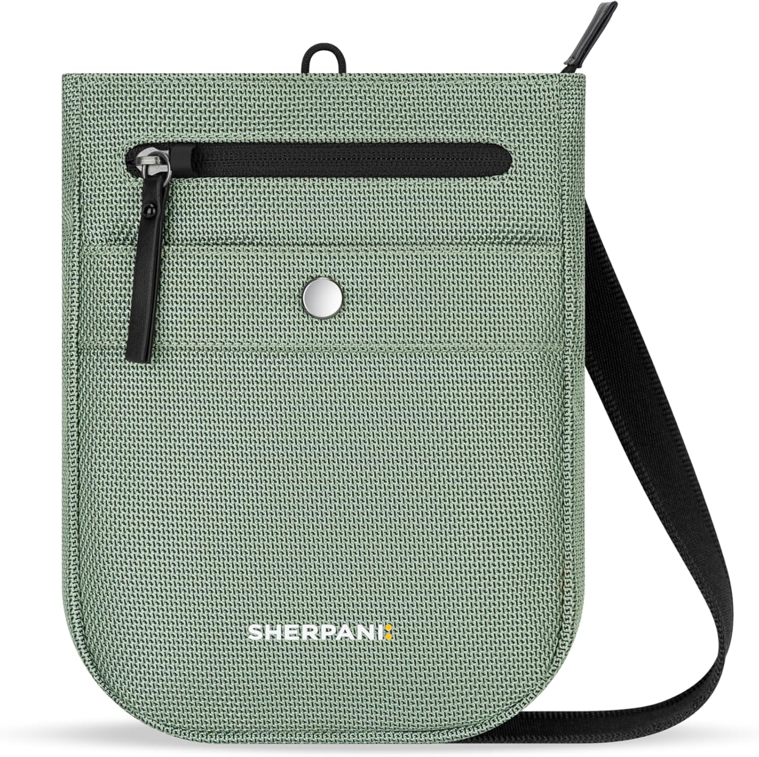 Sherpani Prima, Small Anti Theft Crossbody Bag, Travel Shoulder Bag, Cross Body Bag, Handbags, Purses for Women with Metal Hardware, Travel Gift (Aloe Mist)