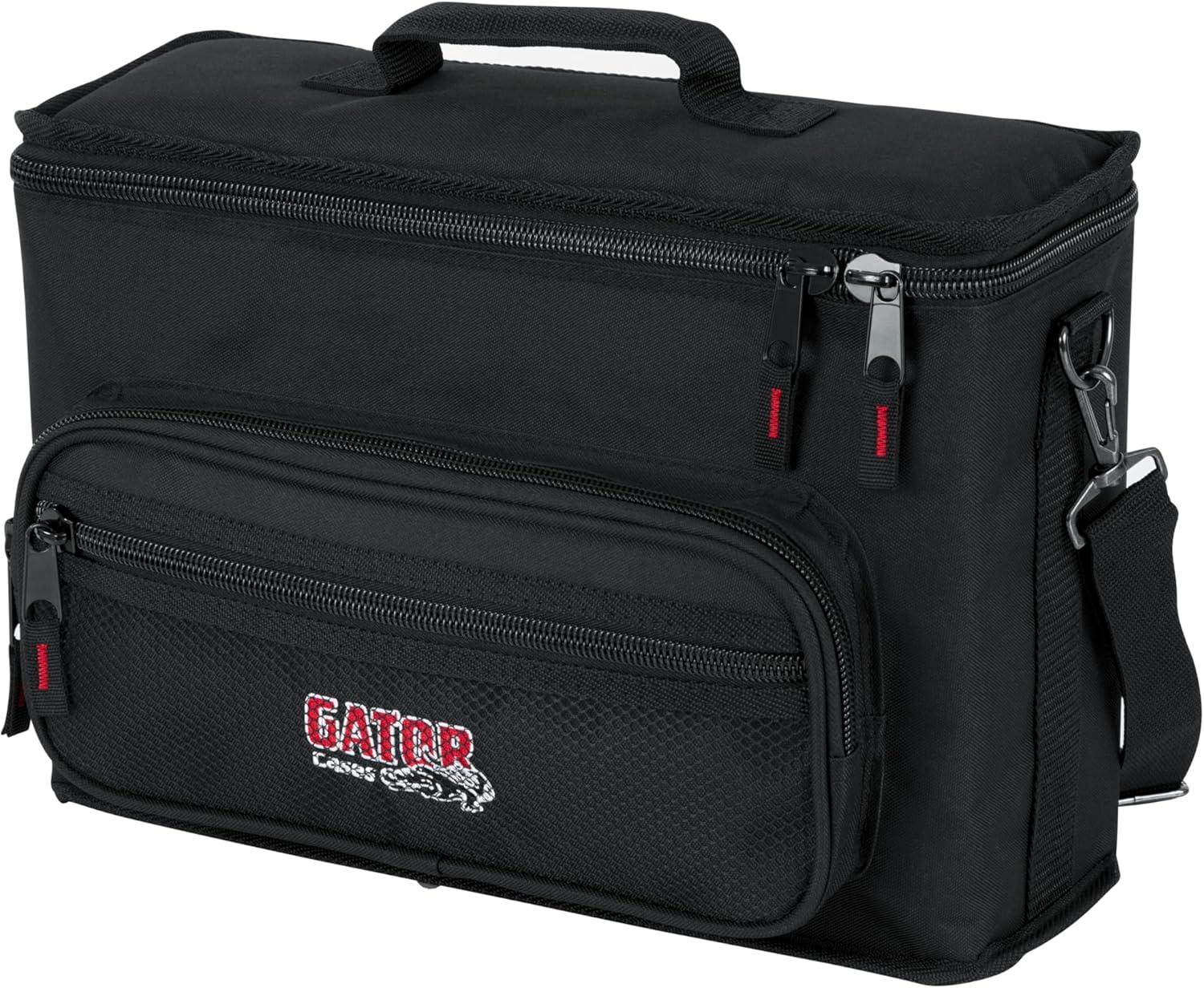 Gator Cases Padded Microphone Carry Bag, Holds (5) Wireless Microphone Systems, (GM-5W)