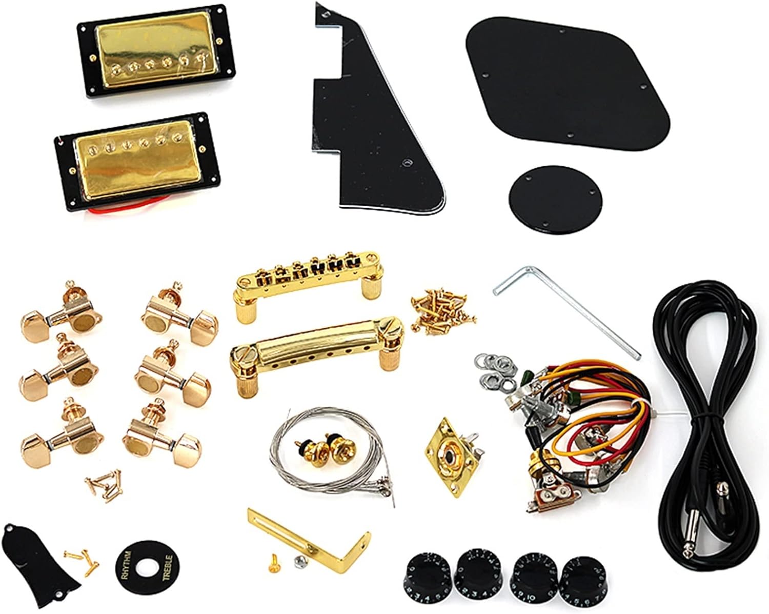 DIY Electric Guitar Kit Mahogany Okoume Body All-in-one Neck Flame Maple Veneer Complete Electric Guitar Assembly Accessories