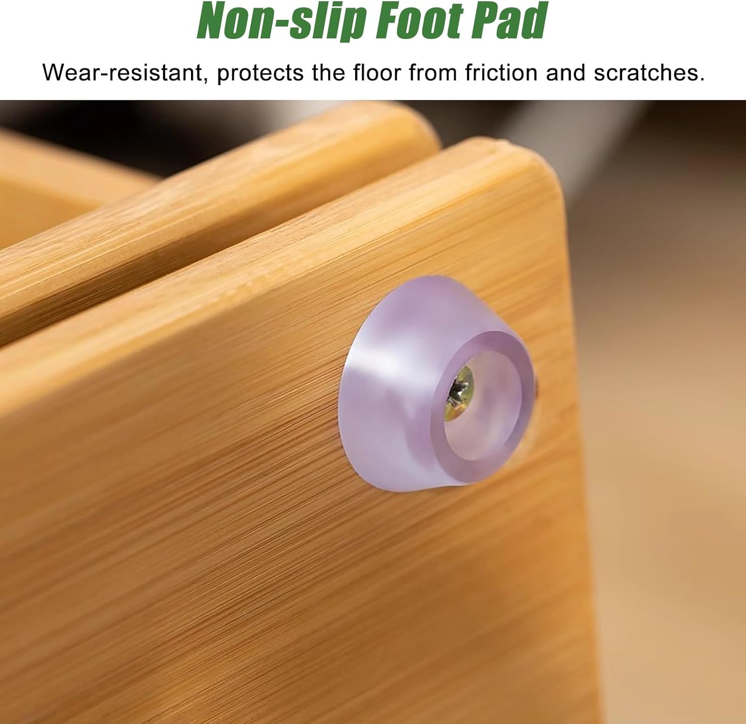 6 Tier Freestanding Books Magazine Documents Organizer Cabinet with Removable Book Stops & Foot Pad, 360 Rotating Bookshelf for Kids & Student, Home Commercial(Wood Color)