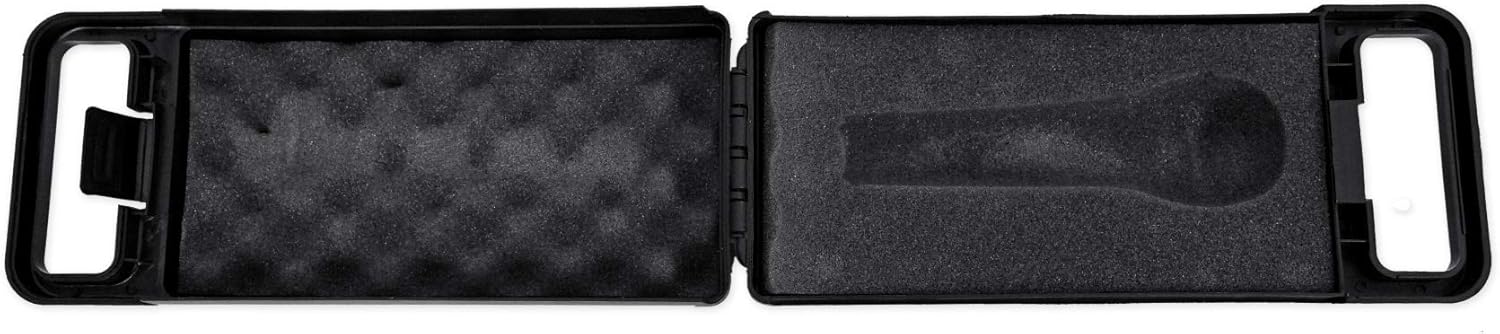 Rockville RMC-XLR Wired Dynamic Microphone, Full Metal Body, M-56 Cartridge, (2) 10 Ft OFC Cables, Mic Clip & Case, for DJs, Karaoke, and Live Performances, 4-Piece