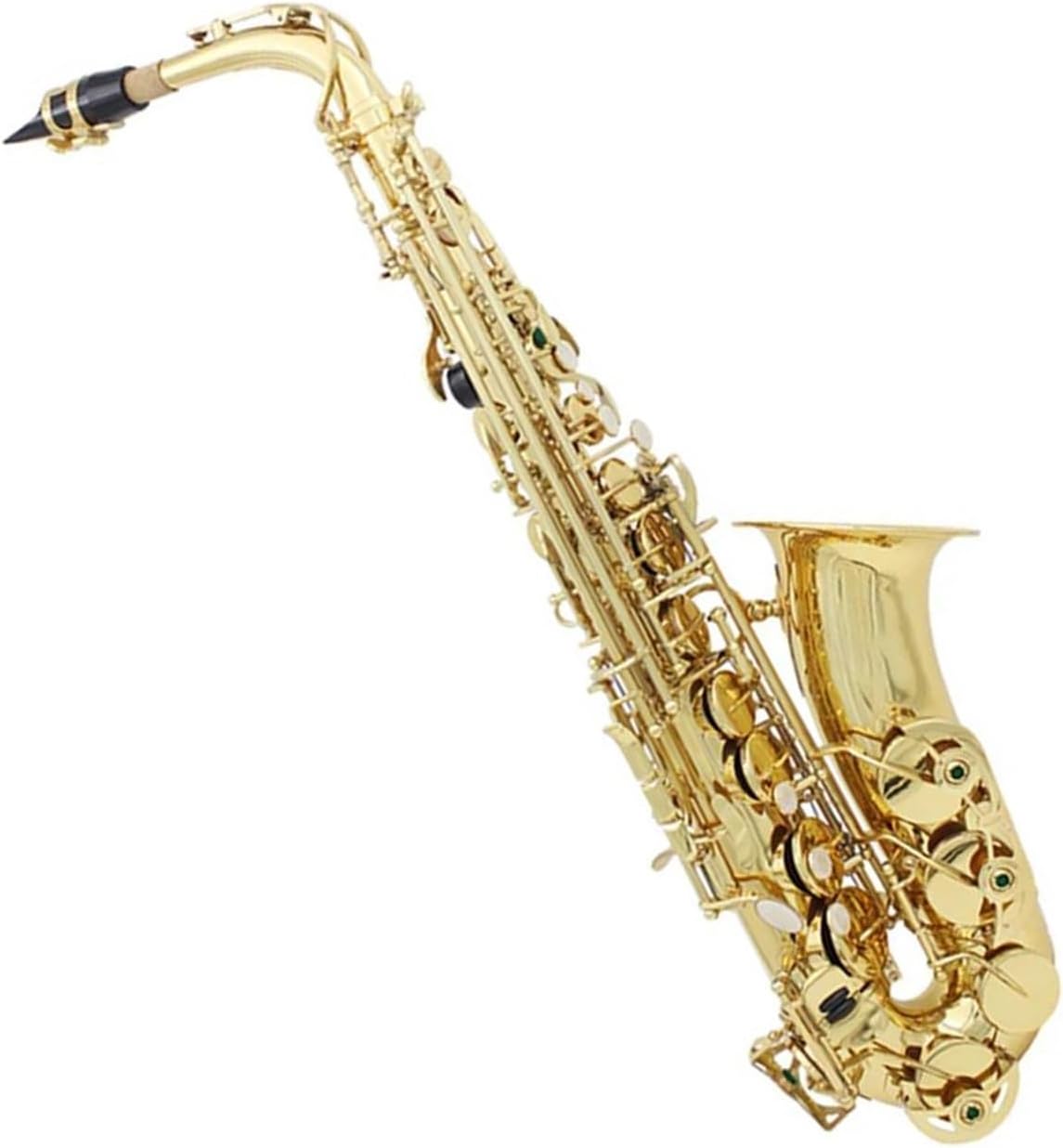 VBDEFRT Alto Saxophone Professional Brass Woodwind Music Instrument Alto Saxophone With Carrying Case Accessories
