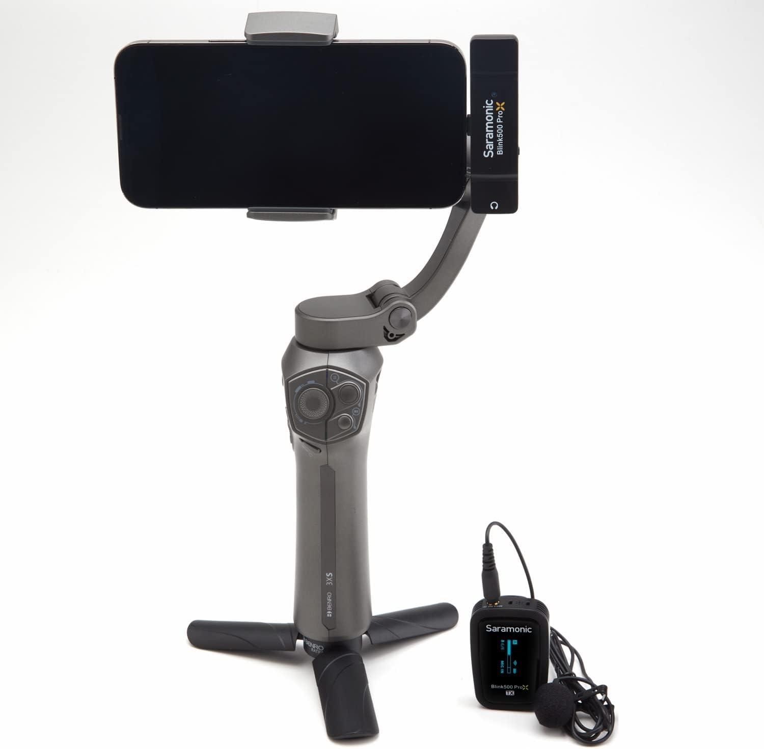 Saramonic Blink 500 Pro X B3 Wireless Clip-On Mic System with Lavalier & Lightning Receiver for iPhone & iPad with Lighting