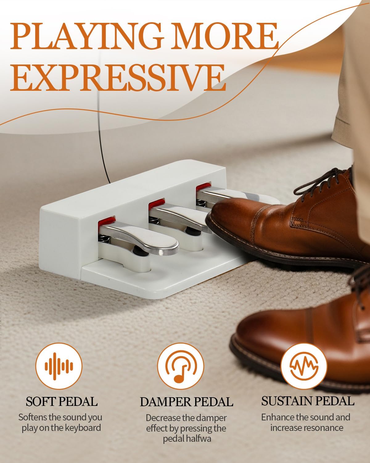 Ktaxon Grand Piano 88 Key Weighted Keyboard with High-Gloss Lacquer Finish, Streamlined Arched Body, Foldable Lid, Immersive 4-Speaker Sound, Bluetooth MIDI/Audio and Headphone jack (White)