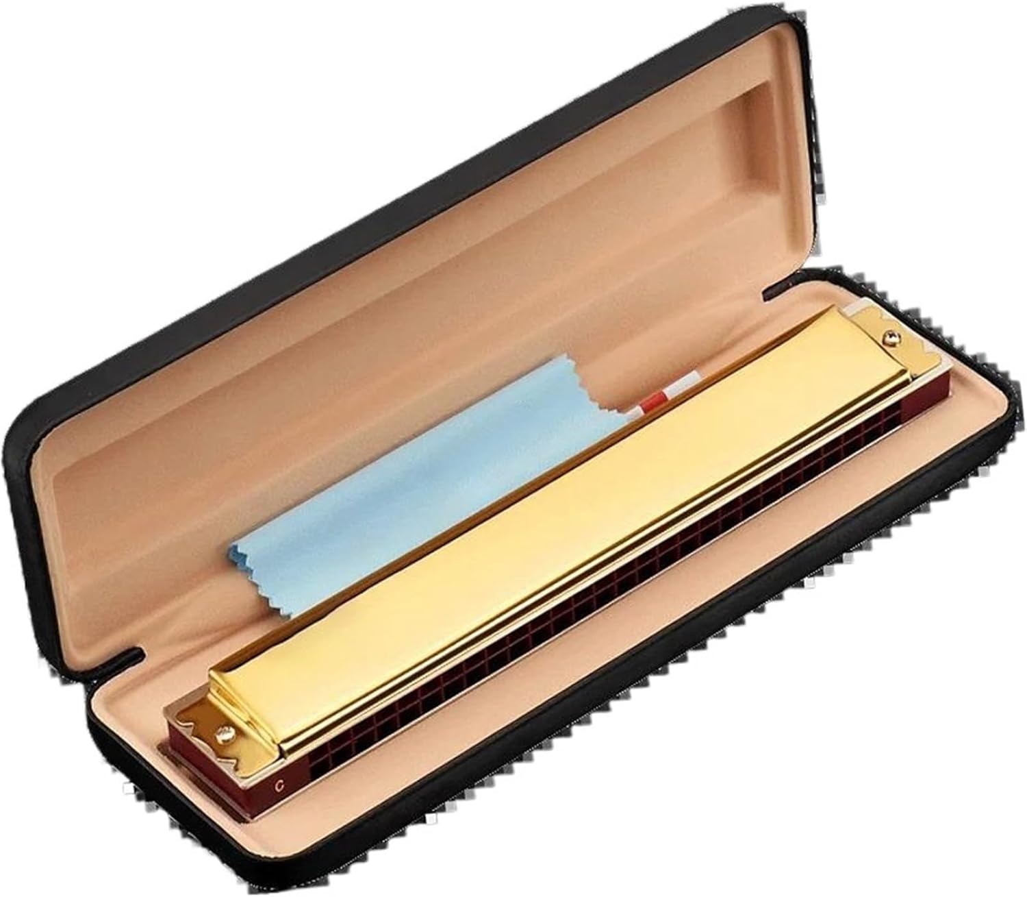 armonica set Tremolo Harmonica 28 Tremolo Mouth Ogan Musical Instrument Armonica Woodwind Harp 28 Holes 12 Key Set(D Key)