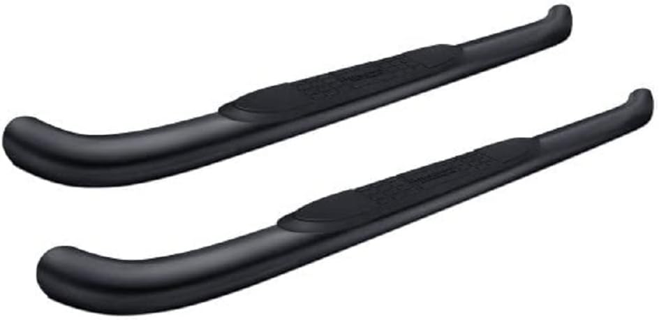 Rugged Ridge 11591.05 Tube Side Step Kit, Round, 3 Inch, Black; 07-18 Jeep Wrangler, 2 Door