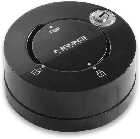 NRG SRK-101LB Anti-Theft Car Steering Wheel Quick Lock Kit - Shine Black
