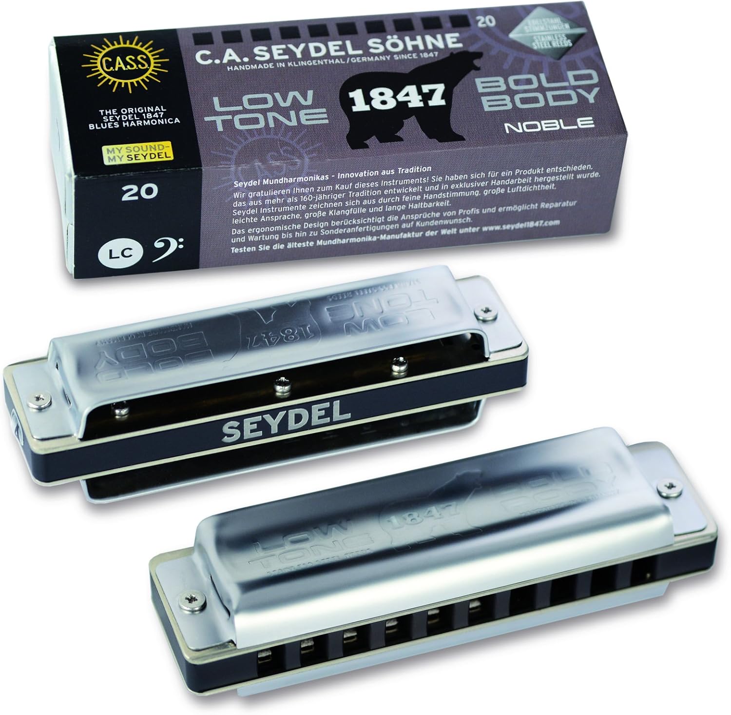 SEYDEL Blues Noble 1847 Harmonica Low G