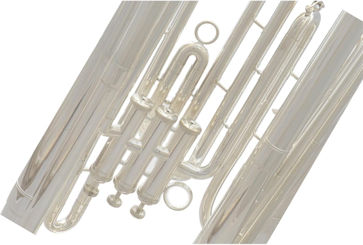 Beginner euphonium Musical Instrument Three-key Trombone Silver-plated Euphonium Trombone