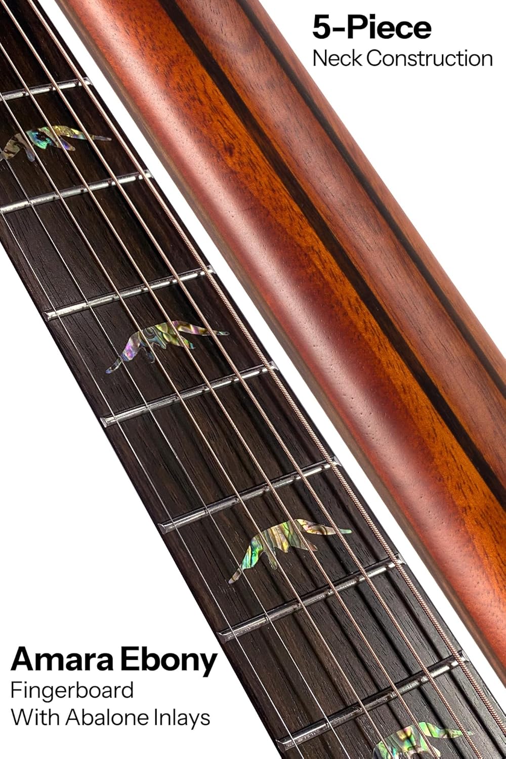 Bromo BAR 5CEL All-Solid Cut-A-Way Acoustic/Electric Guitar Left Handed