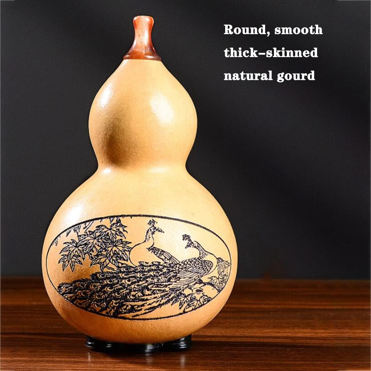 Bamboo Cucurbit Flute Hulusi Practice Teaching Instrument Children and Adults Learn to Play The Cucurbit Flute National Wind Instrument Flute Gift (Color : Brown, Size : Small D-Key)