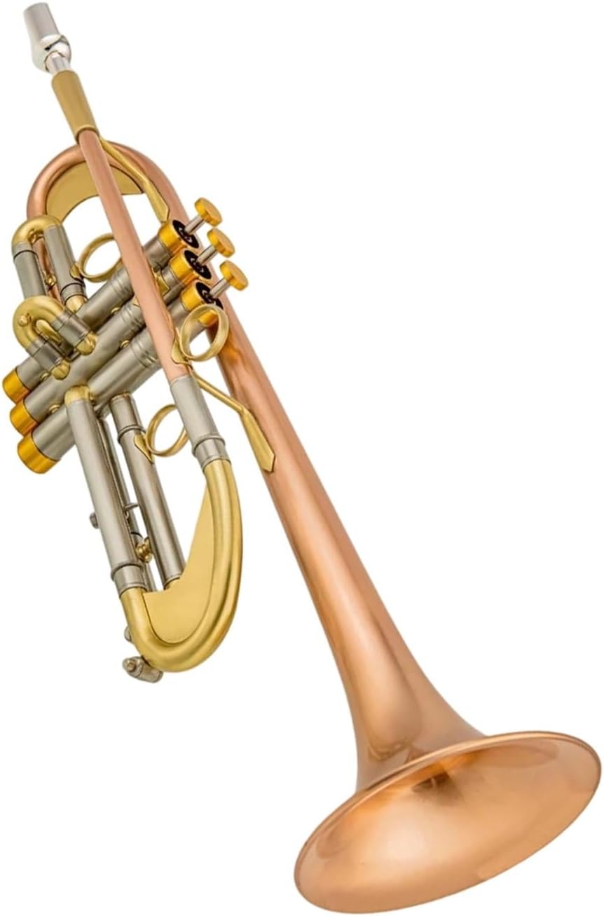 Trumpet Brass Set Adult Bb Trumpet Phosphorus Copper Plated Brass Professional Instrument With Hard Case