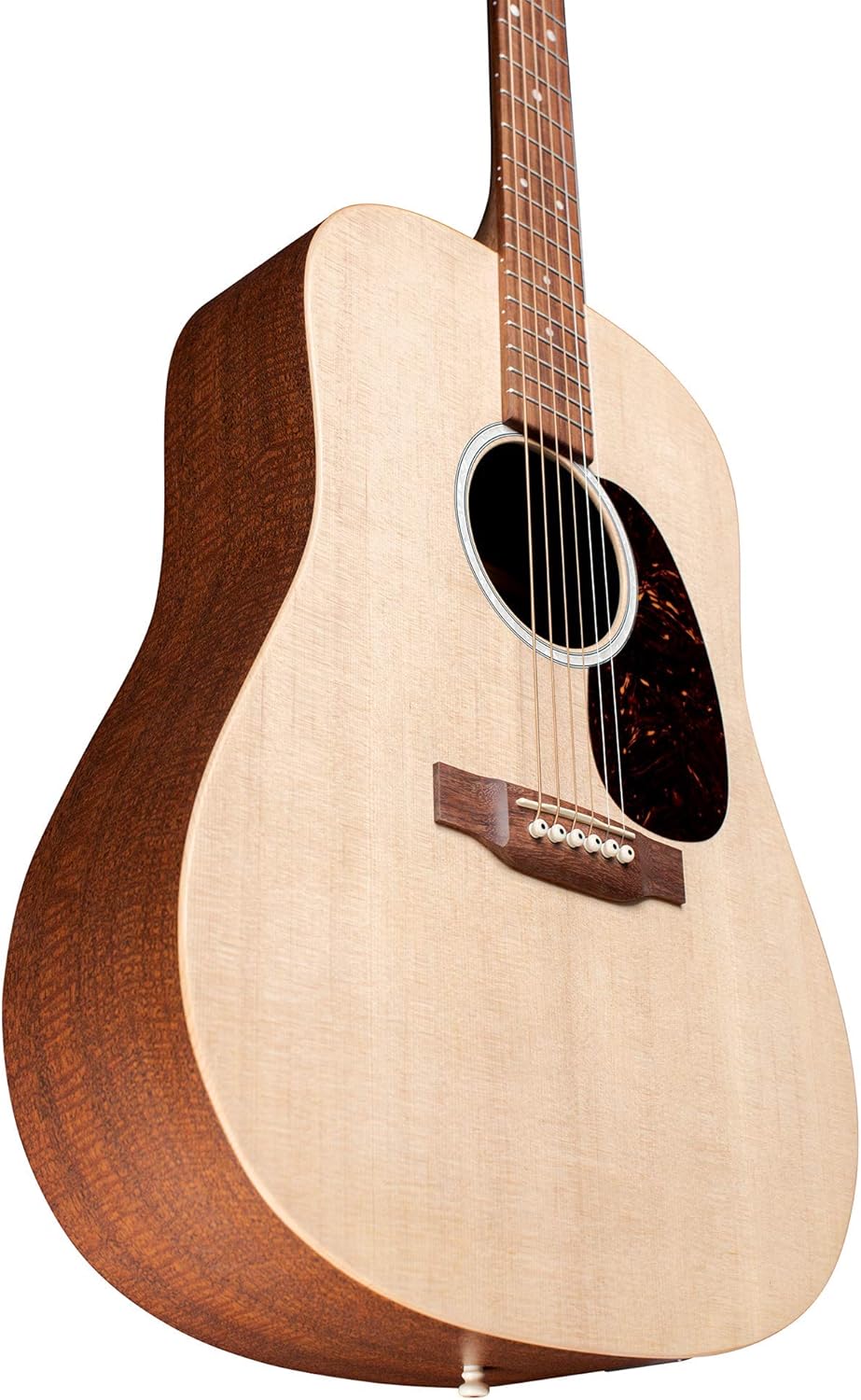 Martin Guitar X Series D-X2E Acoustic-Electric Guitar with Gig Bag, Sitka Spruce and KOA Pattern High-Pressure Laminate, D-14 Fret, Performing Artist Neck Shape HPL Mahogany Back/Side