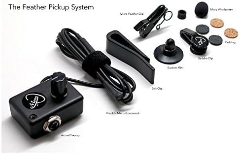 Myers Pickups The Feather C Flute Pickup with Flexible Micro-Gooseneck