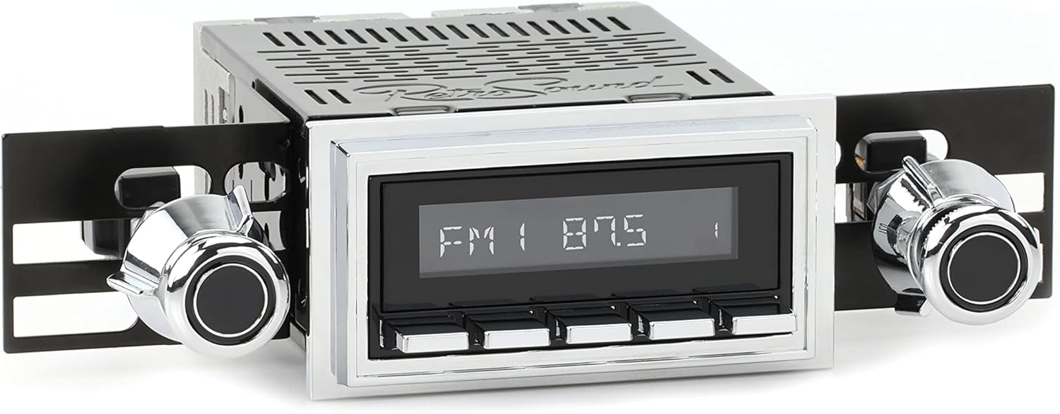 RetroRadio Compatible with 1978-79 Ford Bronco Features Include Bluetooth, HD, SiriusXM Ready, AM/FM LBC-M4-126-55-75F2