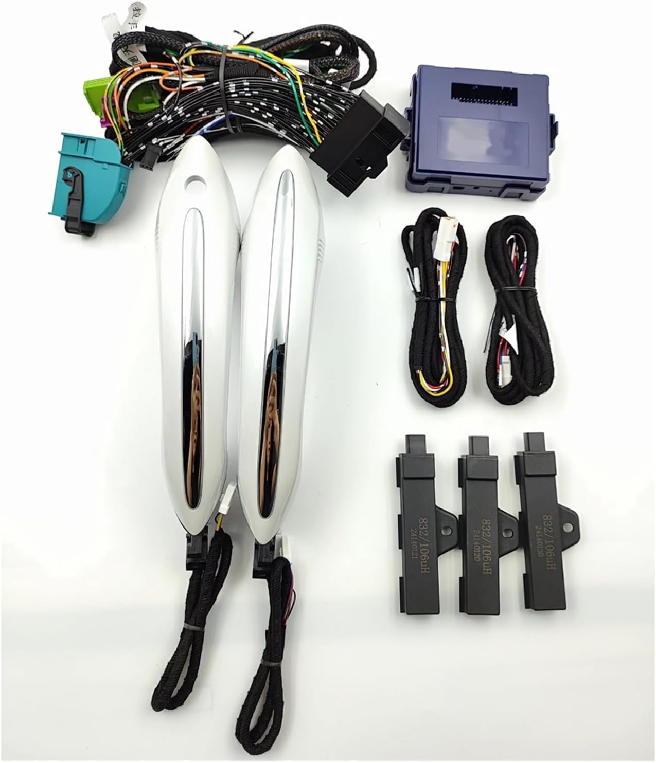 Keyless Entry System Compatible for BMW F18/F07/F02/F01/F10 Original Remote Key with 2 Car Handle Easy Install Comfort Access Car Part