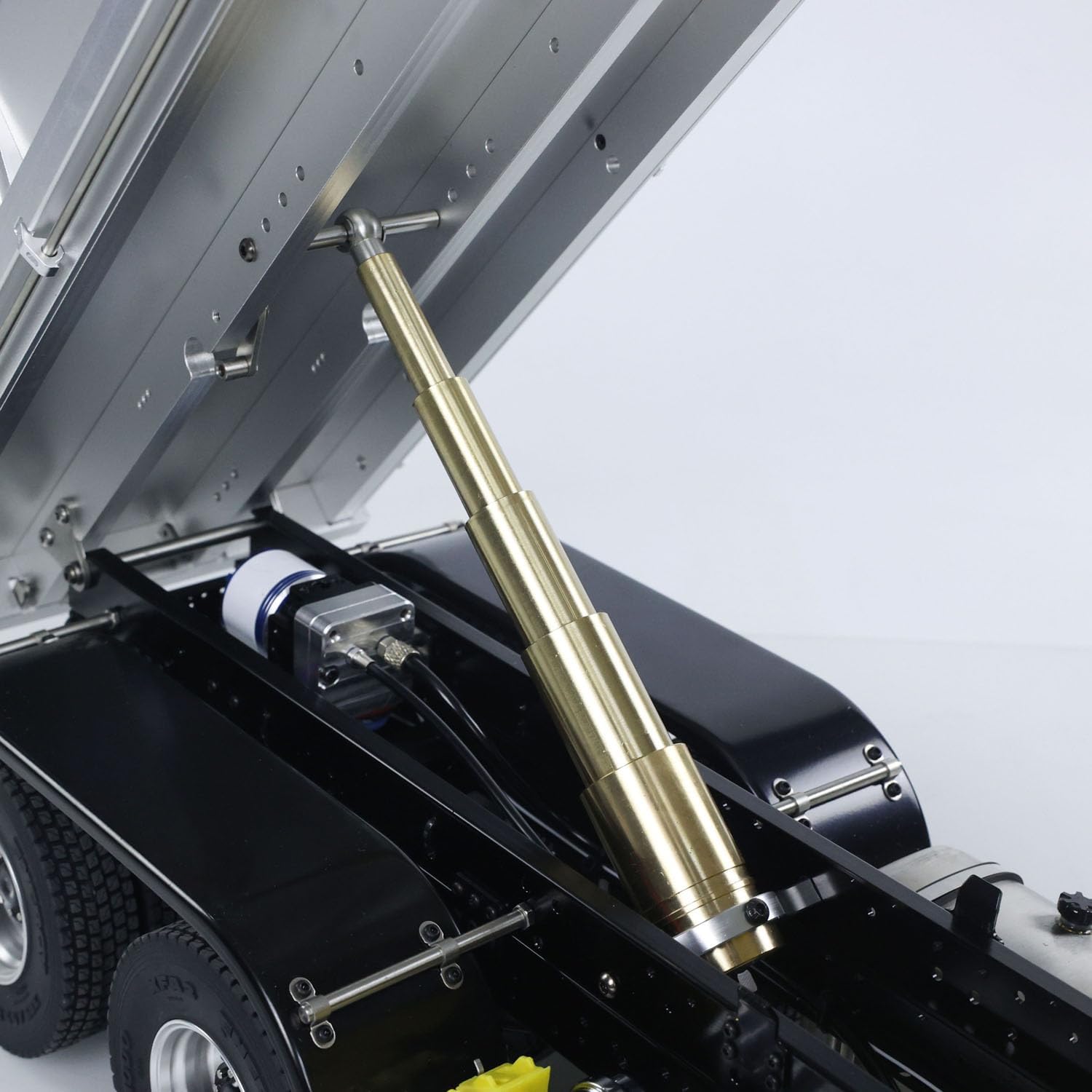 TOUCAN RC HOBBY 1/14 RC Hydraulic Tipper 6X6 2Speed Metal Chassis Model Car Remote Control Dumper Truck NO Lock Light Sound Radio Battery RTR Metal