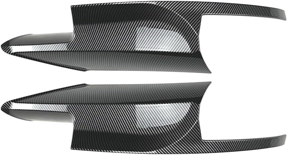 Chcury1 Car Front Side Corner Bumper Splitter Cover Spoiler For BMW 5 Series F10 F11 M5 11-2017 ABS Carbon Fiber Pattern