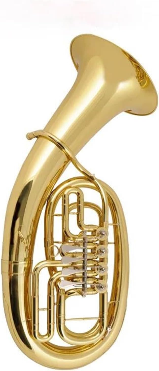 Beginner euphonium Euphonium Four Flat Keys Lacquered Gold Euphonium Big Horn Musical Instrument